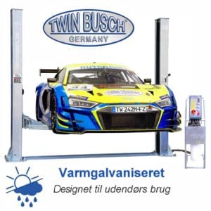 Twinbusch TW242M-FZ 2-søjlet autolift 4200 kg galvaniseret