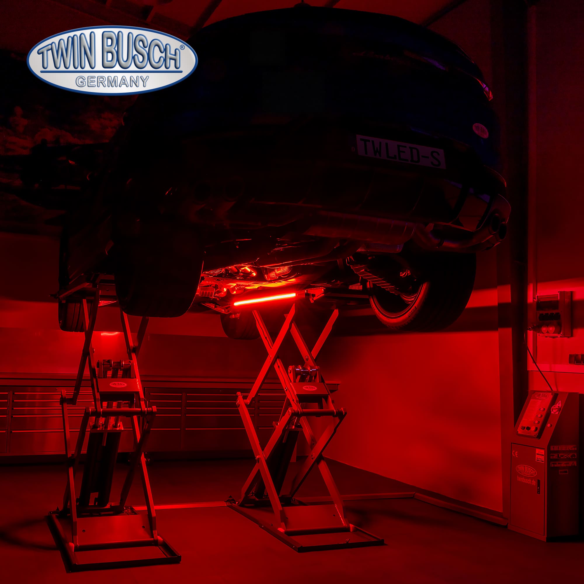 Twinbusch TWLED-S LED-sæt med transformer, kabler og fjernbetjening